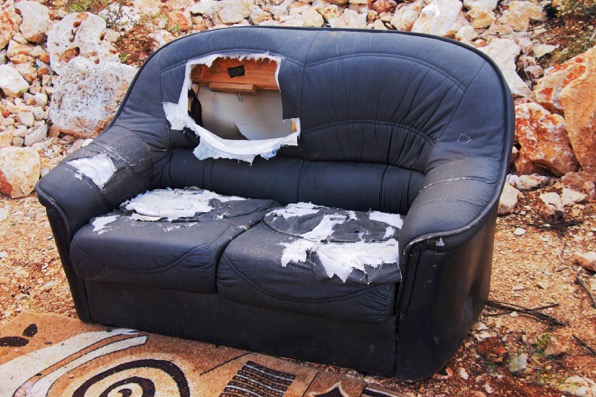How To Dispose Of Batteries And Other Things Lula Old Couch With Rips In The Cover