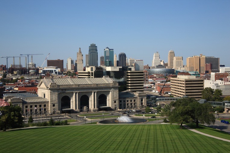 view of downtown kansas city