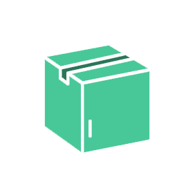 moving box vector image