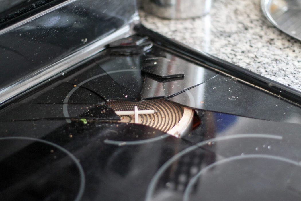 cracked convection stovetop