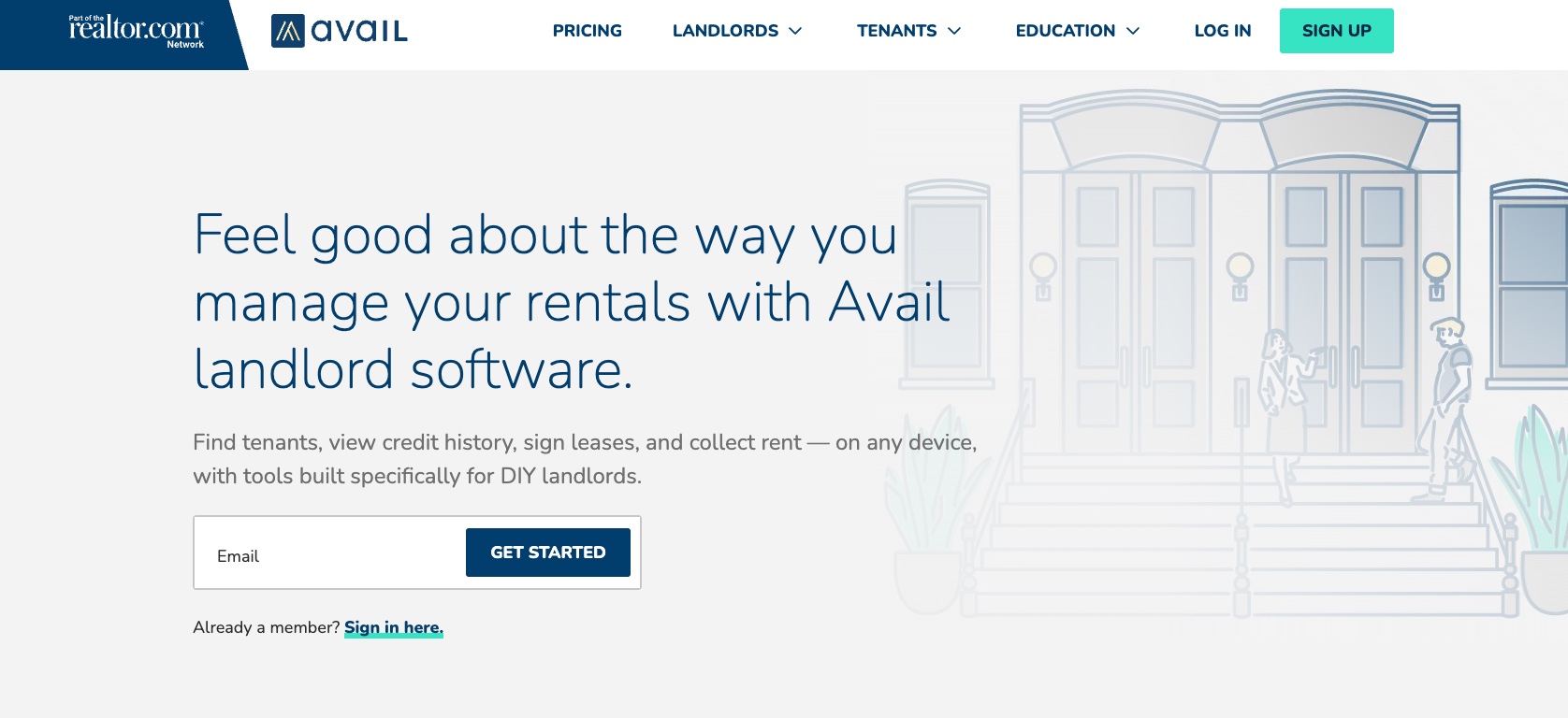 A screenshot of Avail's home page for a comparison article