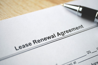 lease renewal agreement title page