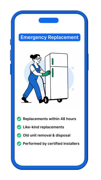 emergency refrigerator replacements