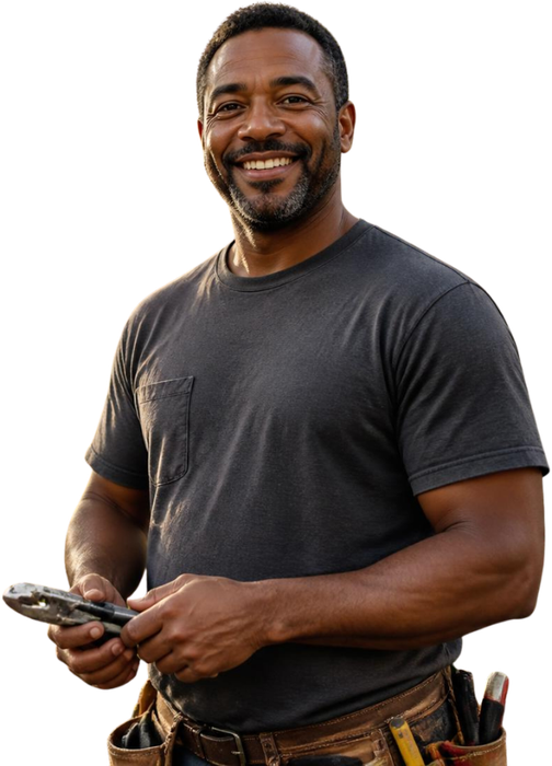 A vetted Lula maintenance Pro holding a pair of pliers